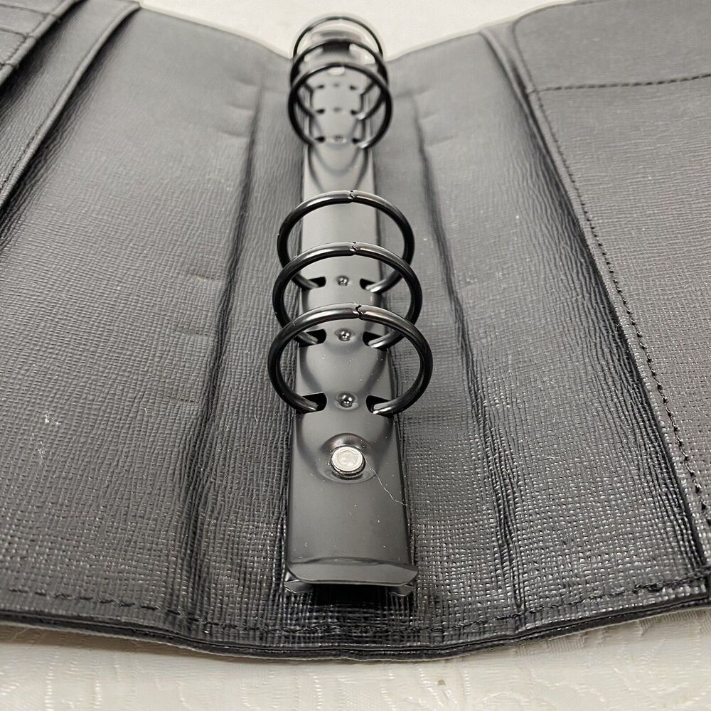 Cloth and Paper Foundations Black Leather Planner - Picture 13 of 16